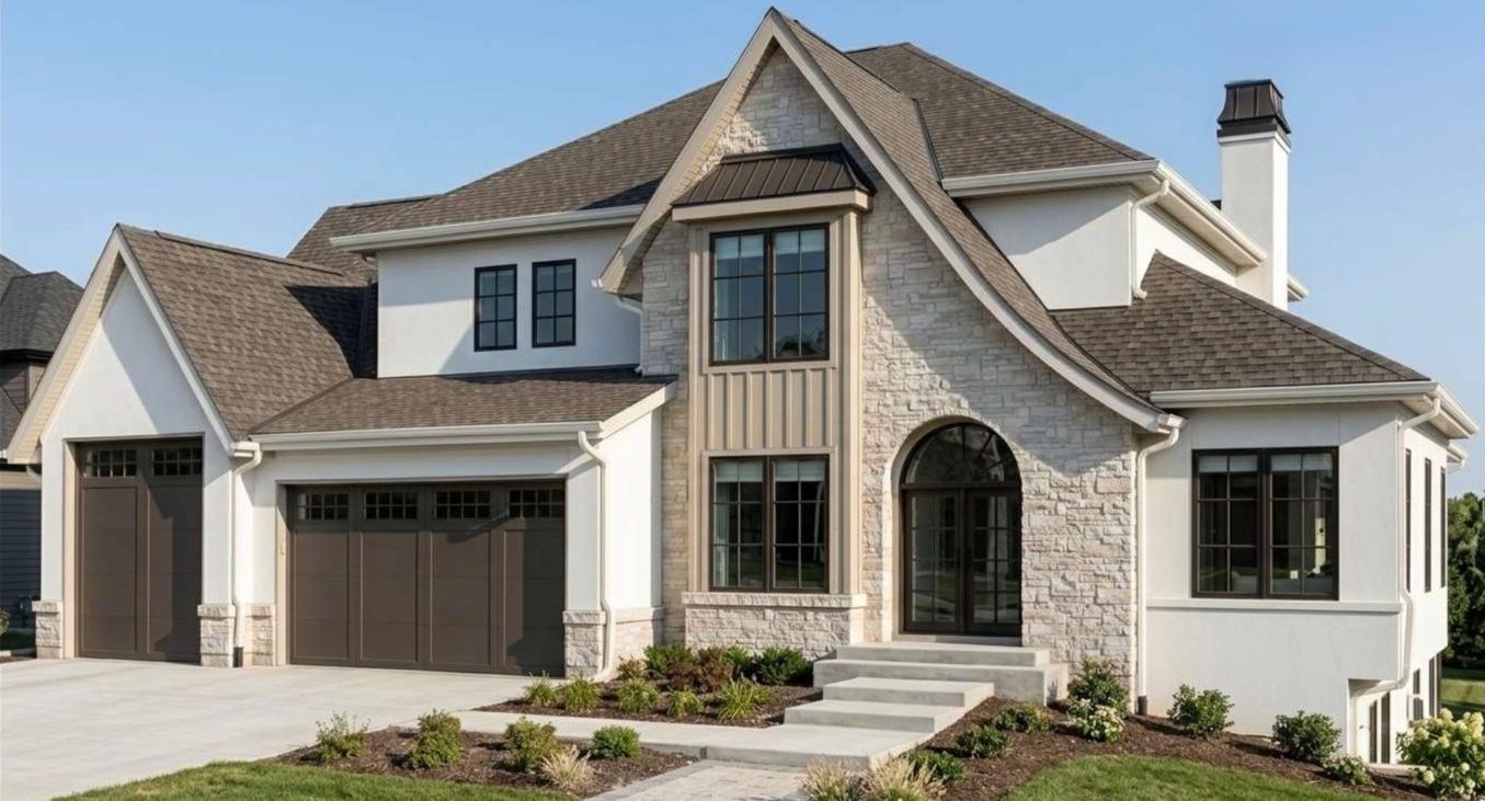 Vialetto House — luxury estate exterior render